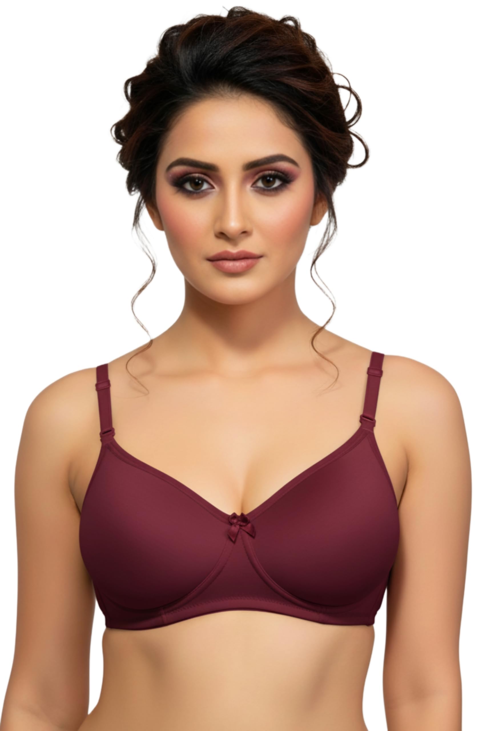 tense Women’s Cotton Padded Bra (Charlie Pattern) | Comfortable B-Cup Everyday Bra | Soft Breathable Fabric with Adjustable Straps | Sizes 30, 32, 34, 36, 38, 40-picture-11