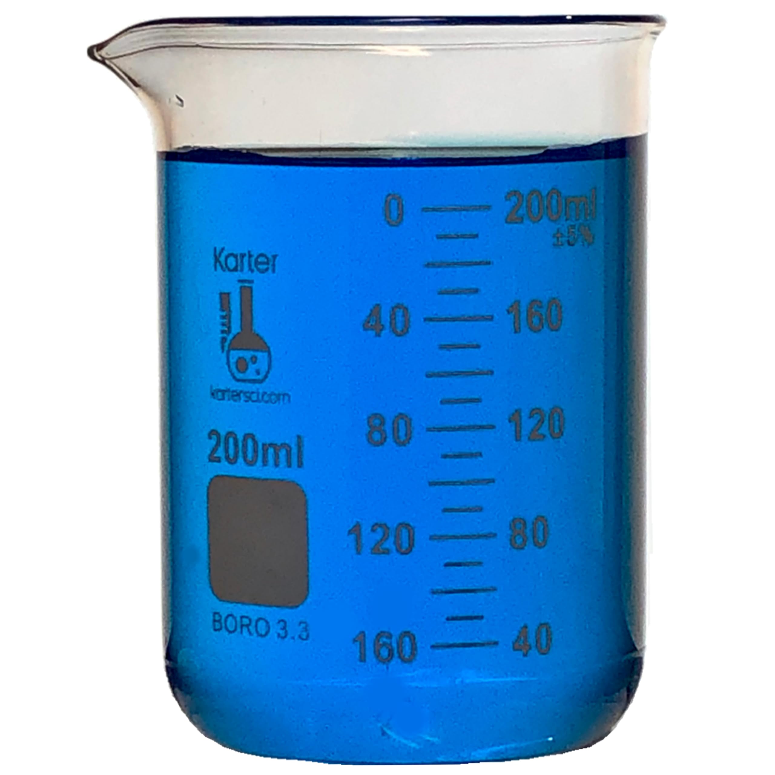 VASO DE PRECIPITADO GRIFFIN REGULAR FORMA BAJA, GRADUADO KIMAX 14000 - Viales Y Tubos EPA
