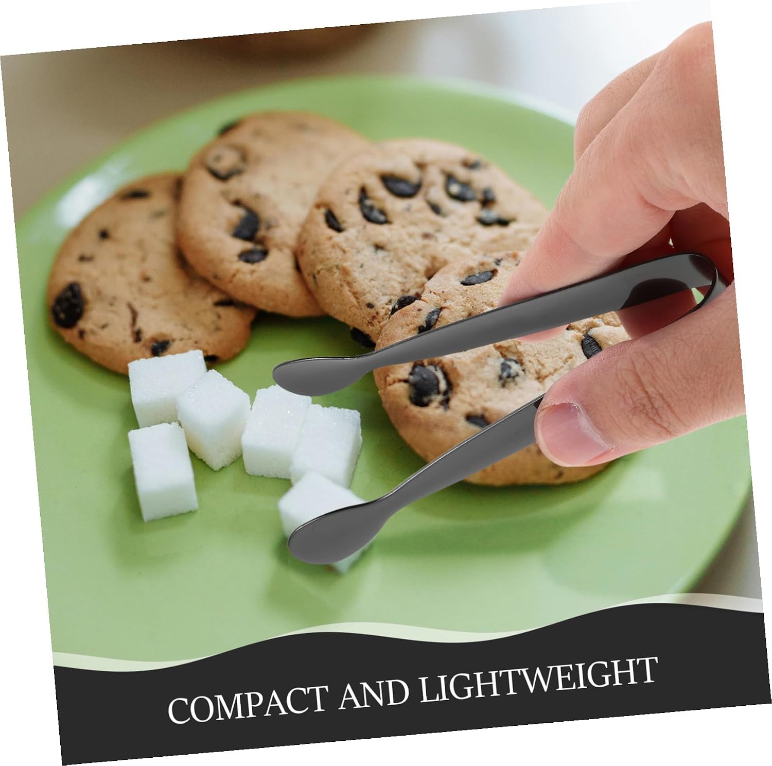 5pcs Stainless Steel Mini Food Tongs for Sugar Cubes Ice Cubes Snacks Bar Party Serving Small Kitchen Clip Anti-scalding Polished Design
