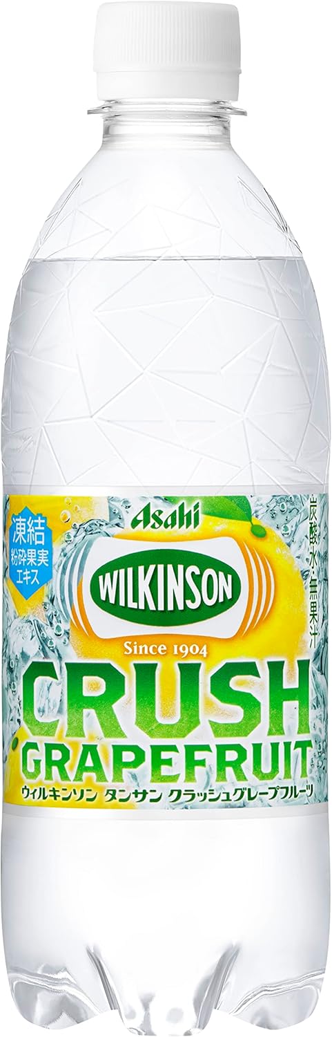 アサヒ飲料 ウィルキンソン タンサン クラッシュグレープフルーツ 500ml×24本 [炭酸水]