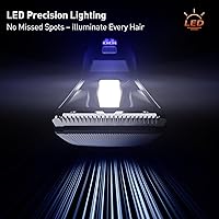 Vista 7 de VIKICON 2 en 1 Manscape Trimmer & Shavers para hombres: maquinilla de afeitar eléctrica de cuerpo completo sin nick para púbico, bolas, pelo trasero