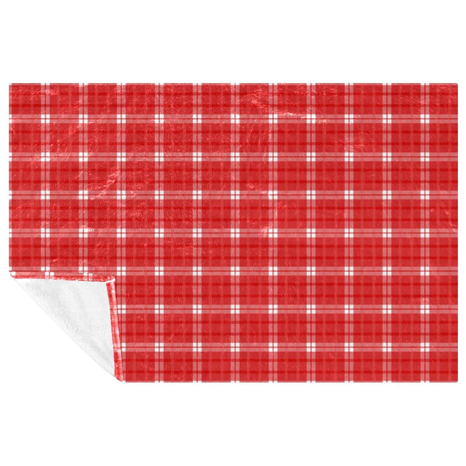 Couverture plaid de pique-nique et camping à carreaux 150x100