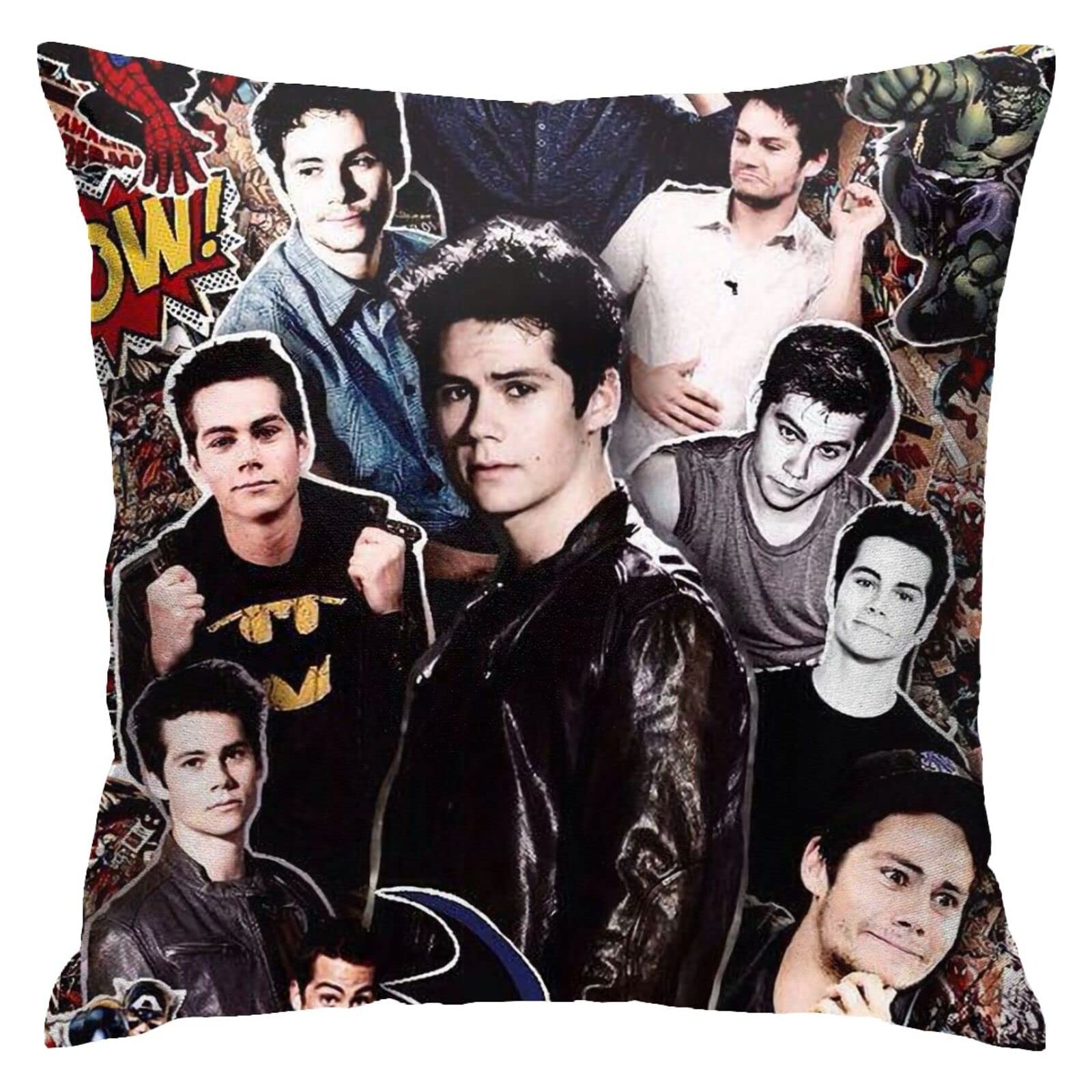 Yingd Dylan Obrien Pillow Covers Double Sided Plush Pillow Cases Dorm Decor For Bedroom Living Room 45Cm X 45Cm