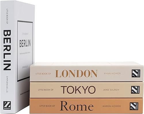 Miniatura 10 de Luxe Large | 4 libros decorativos para decoración del hogar | Decoración de libros de mesa auxiliar | Libros falsos para decoración | Decoración de