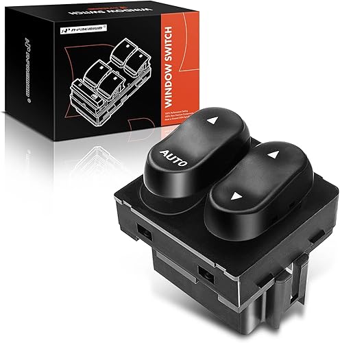 A-Premium Interruptor de ventana eléctrica del conductor delantero compatible con Ford F-150 F150 1999-2002 F-250 F250 1999 cabina estándar de 2