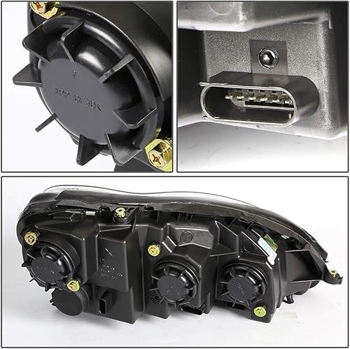 Miniatura 5 de DNA MOTORING HL-HPL-W22000-CH - Faros delanteros cromados para 00-06 S430 S500 S600