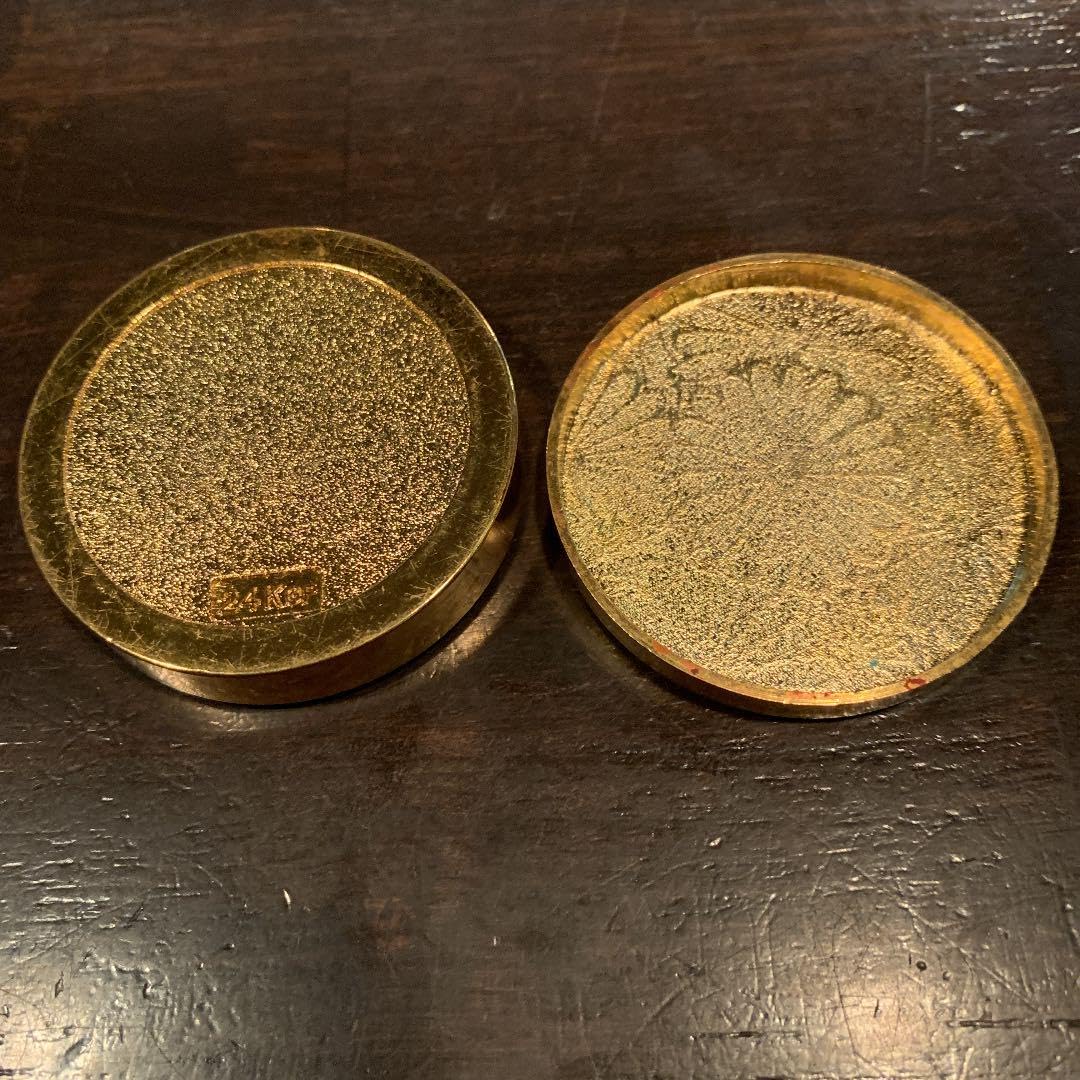 24金 24K ケース 小物入れ 朱肉入れ 24金 24K ケース 小物入れ 朱肉入れ