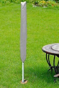 Bundera Brolly Gri Plaj Şemsiyesi Kılıfı Su Geçirmez Şemsiye Koruma Kılıfı Şemsiye Taşıma Çantası 150 X 20CM