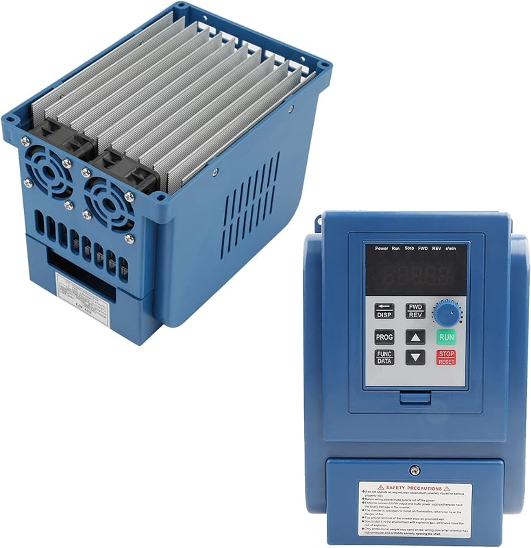 Garosa AT3-4000X 4KW Háromfázisú Frekvenciaváltó - Digitális Kijelzős Sebességszabályzó CNC Marógépekhez, Vízálló, Hatékony Hűtéssel