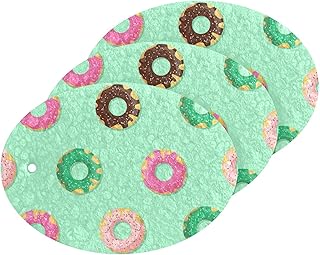susiyo Seamless Doughnut Scrub Sponges Multi-Use Scrubbing Sponge for Cleaning Kitchen Washing Dishes & Bathroom (Set of 3)
