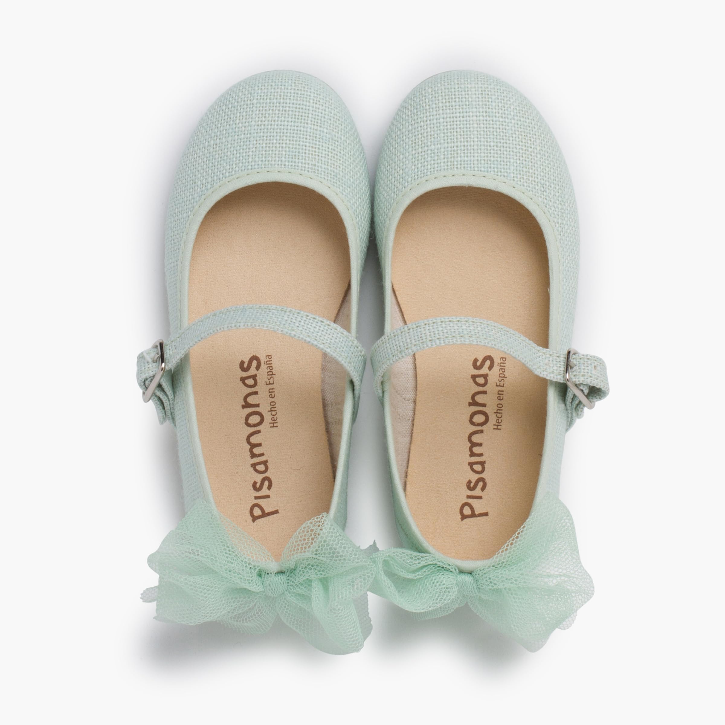 Pisamonas Ballerine Cerimonia Fiocco Posteriore in Tulle