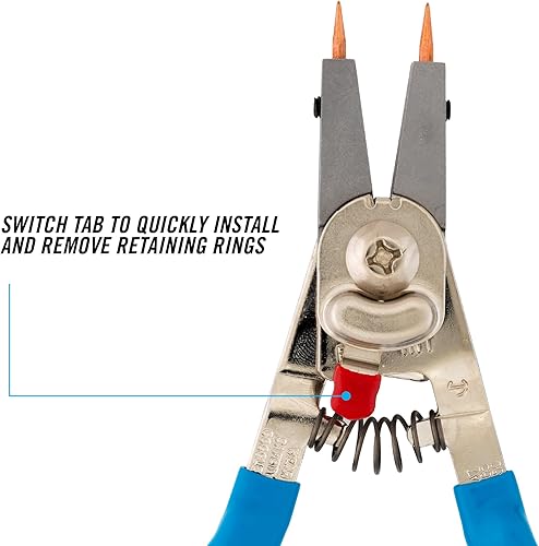 Miniatura 10 de Channellock 926 - Alicates de anillo a presión de 6 pulgadas  Alicates de anillo de retención de precisión  Incluye 5 pares de puntas