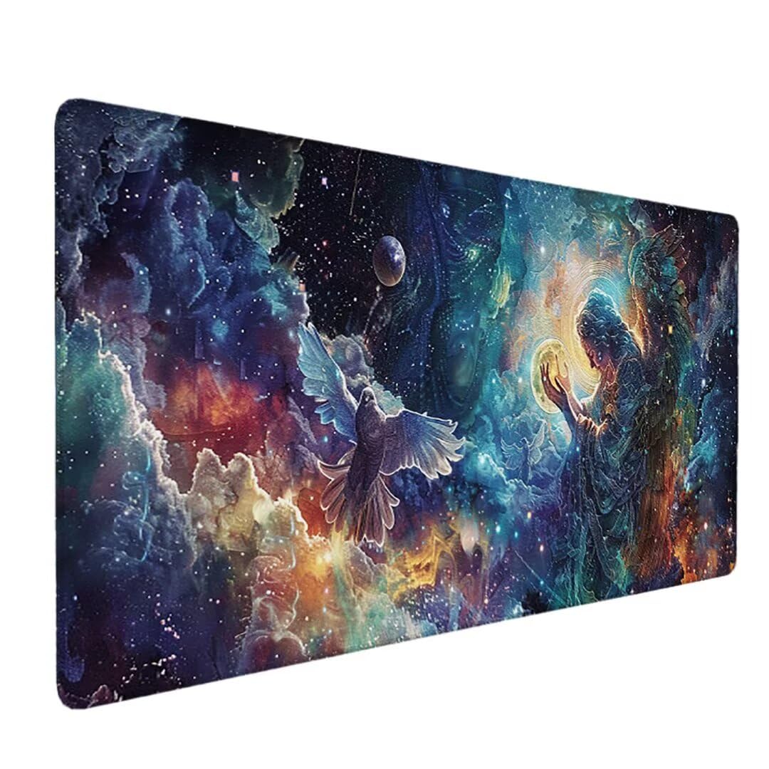 Podkładka pod myszkę/duża podkładka pod mysz, 1200 x 600 x 3 mm, podkładka pod mysz Xl, podkładka na biurko, zwiększona precyzja i prędkość, gumowa podstawa zapewnia stabilny chwyt na gładkich
