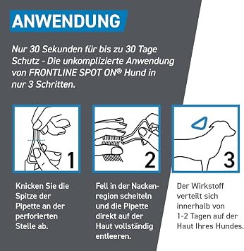 Frontline Spot On Dog S Against Ticks Fleas and Hair Bites (2 to 10 kg)