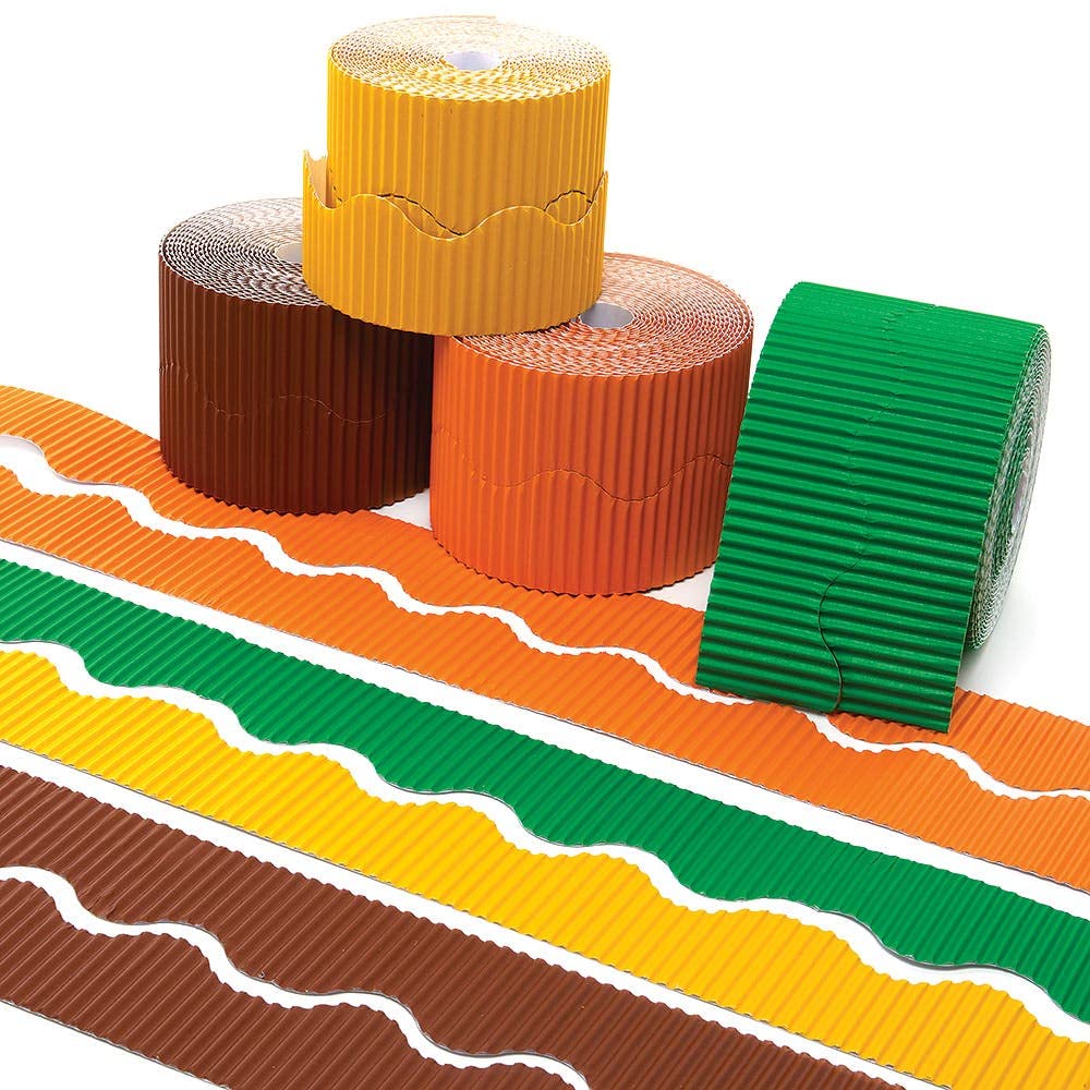 Baker Ross FX114 Bordes de Otono - Set de 4, Decoración Escolar