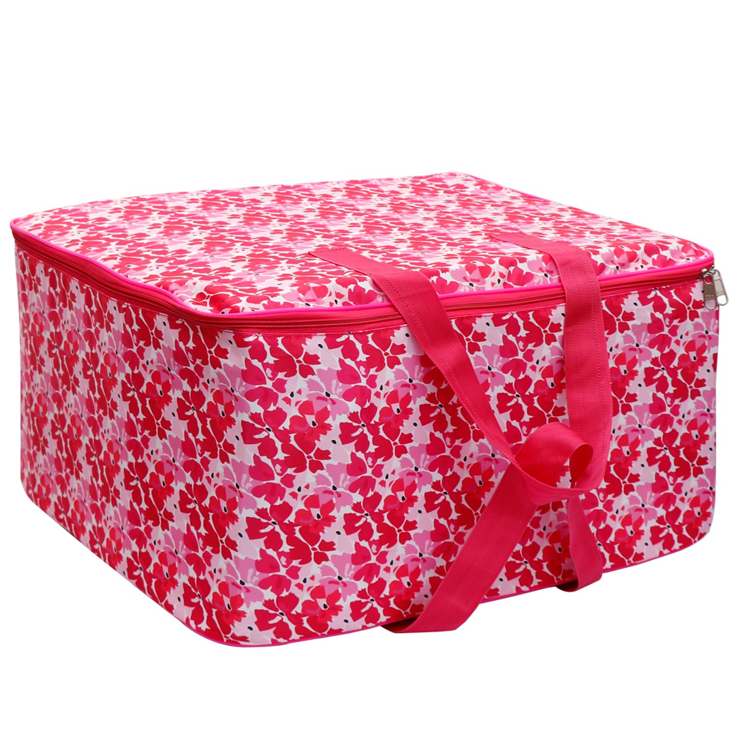 ANKIT INTERNATIONAL Printed Clothes Storage Bag Organizer [1 Pack/80L], Large Capacity Clothes Storage with Handle, Foldable Under Bed Storage Containers -Pink (B09X7B4Q9W) Amazon Price History, Amazon Price Tracker