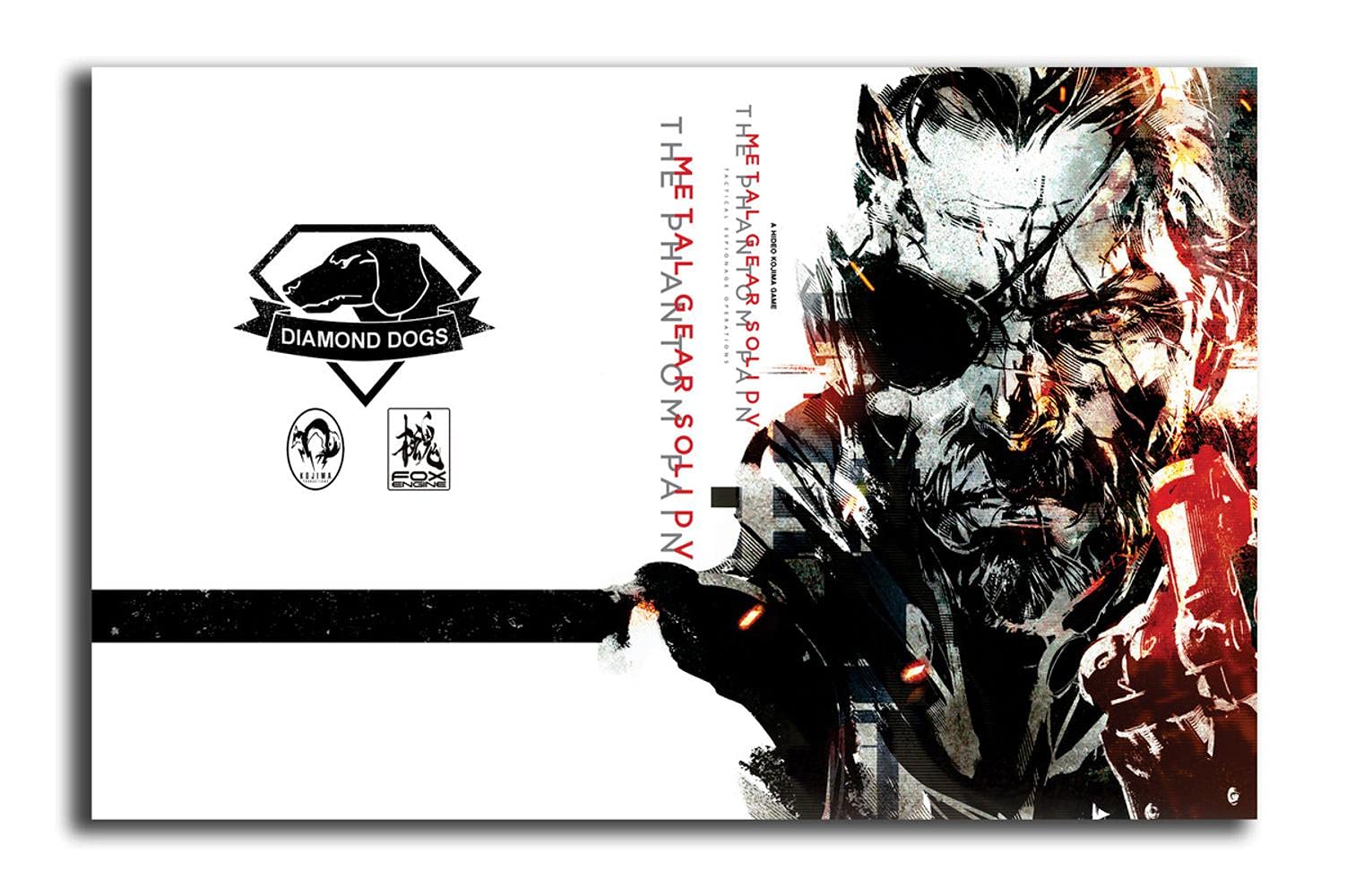 PIXELARTZ Wall Poster - Metal Gear Solid V The Phantom Pain Art Poster