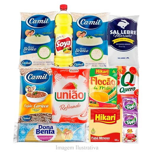 Cesta Básica Doação - Completa Produtos Premium