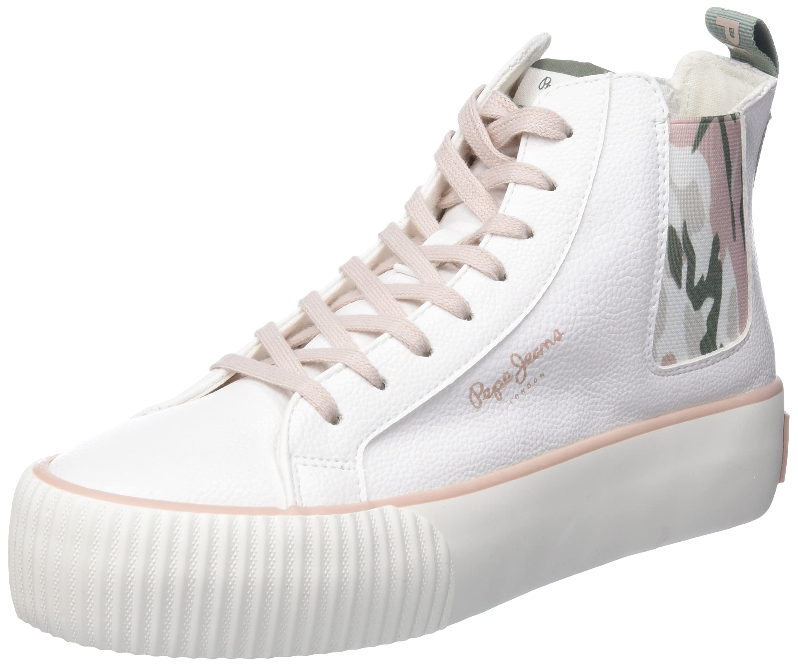 Pepe Jeans Women's Ottis W YEEAA Sneaker, 800WHITE, 4 UK