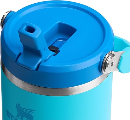 Miniatura 9 de Stanley IceFlow - Vaso de acero inoxidable con aislamiento térmico, pajilla abatible, tapa antifugas pel hogar, oficina y automóvil, frío x 12 h,