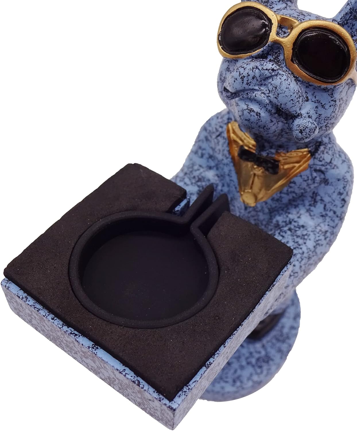 Watch Holder Dock Cool Puppy Resin Figurine Charging Stand for Apple iWatch Series Charger Station Base Desk Home Décor