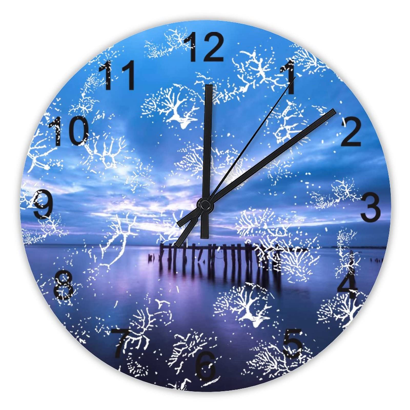 Horloge murale silencieuse sans tic-tac pour retrouver le sommeil dans votre chambre