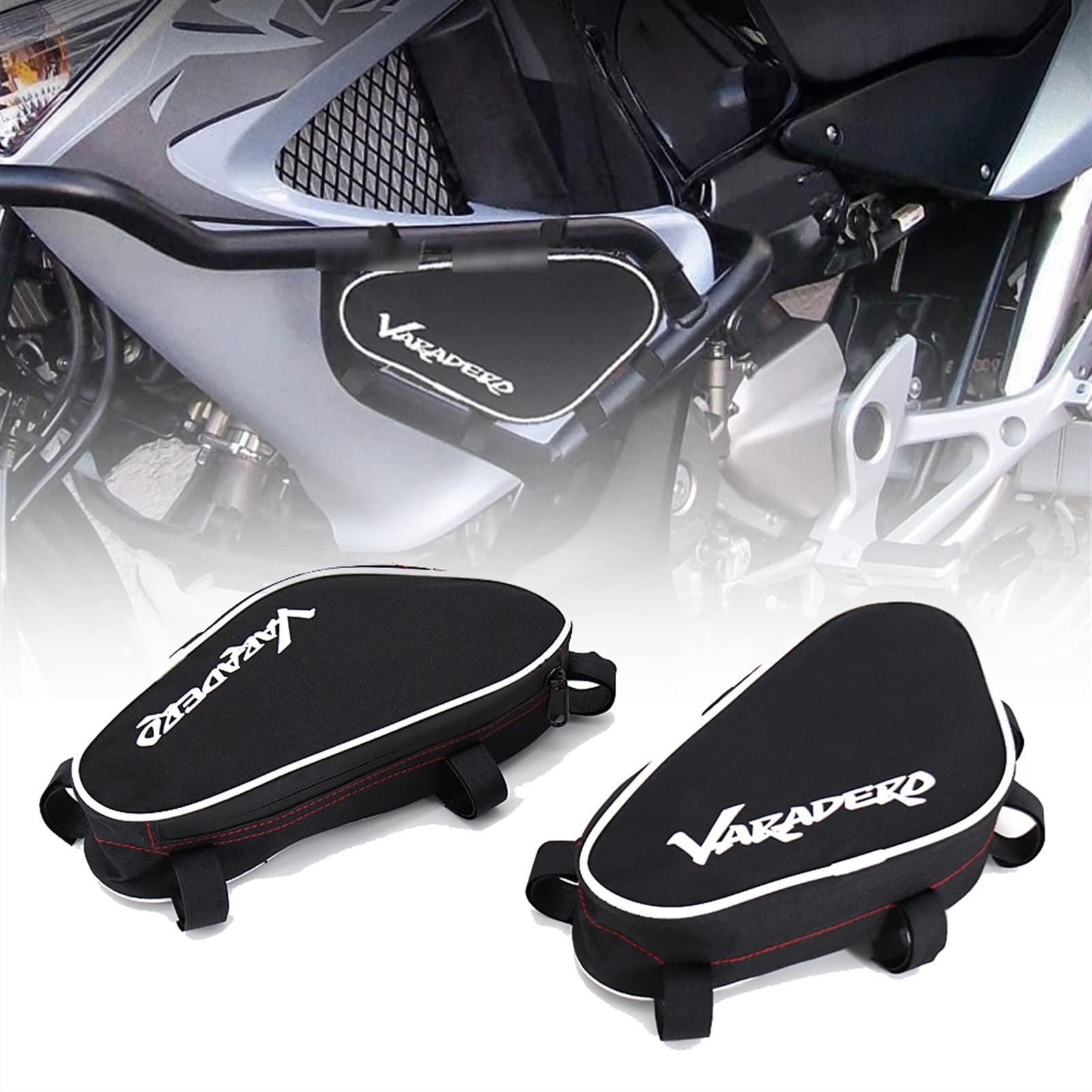 pour H&Onda XL 1000 Varadero XL1000 2007-2013 2012 2011 2010 2009 2008 Moto Outil Placement Voyage Cadre Crash Bar Sacs Moto Accessoires