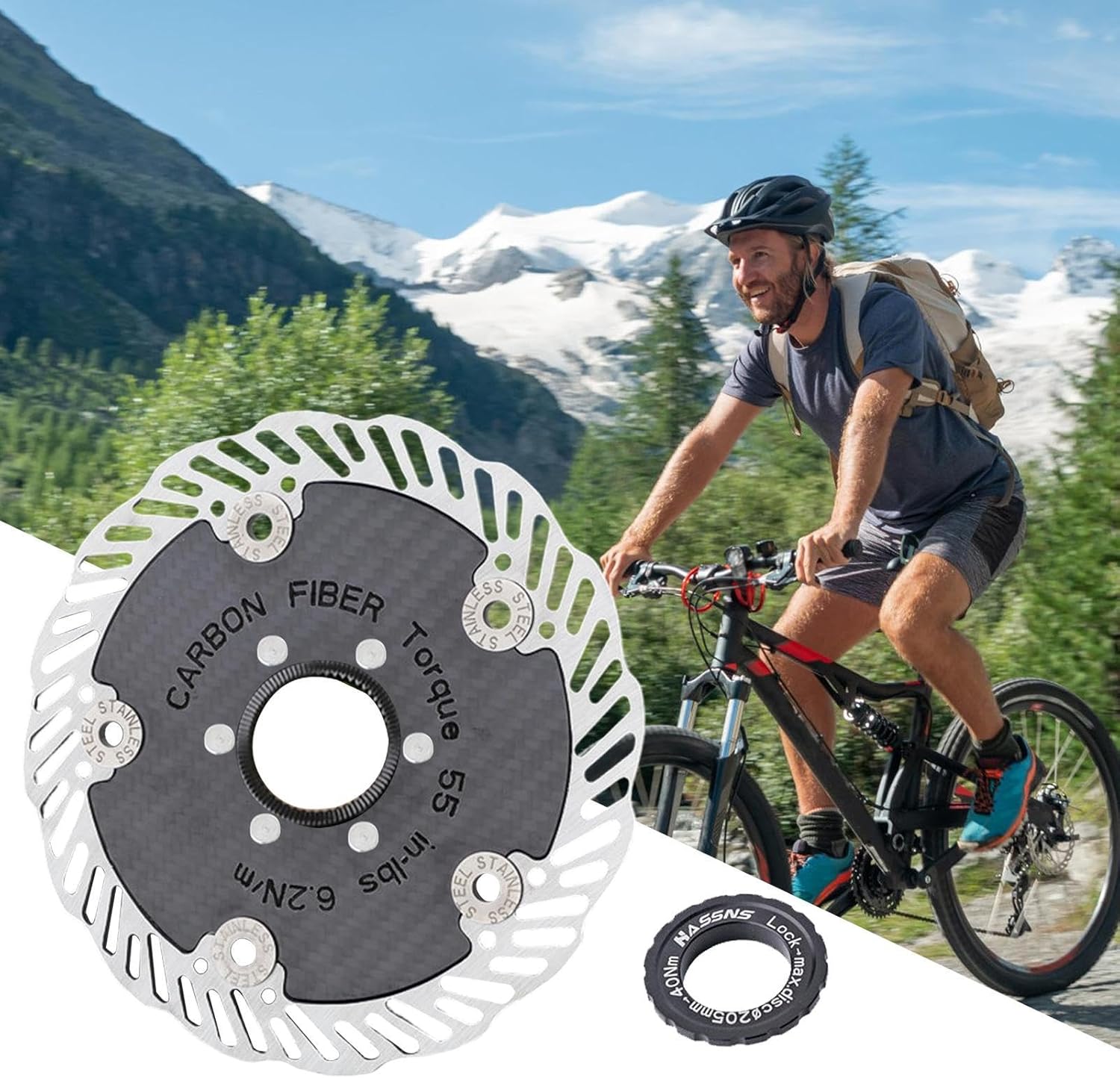Brake Disc Rotors - Stainless Steel Bike Rotors | Ultra Thin Road Bike Disc Brake | Heavy Duty Reliable Cycling Accessory | For Men Women Teens Athletes Family Friends Traveling Adventure