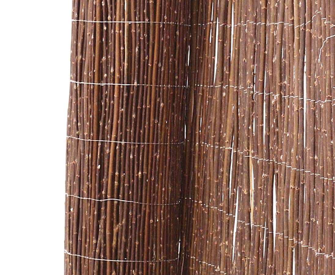 Amazon.de: bambus-discount.com Balkon Sichtschutz Weidenmatte Hawei 90 x  300cm - Niedrige Sichtschutzmatte aus naturbelassenen Weidenruten 0,9m x 3m