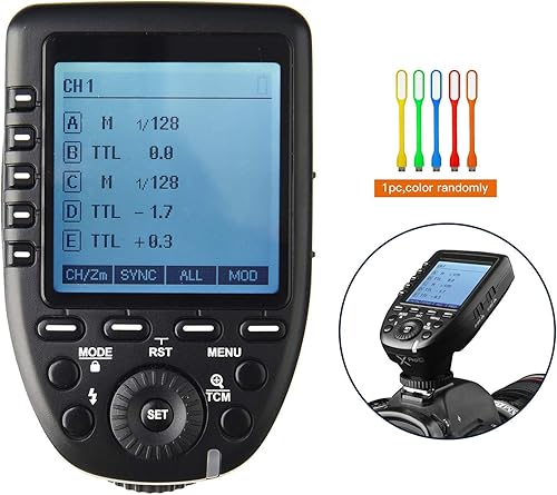 Miniatura 2 de Godox XPro-S TTL 2.4G Sincronización inalámbrica de alta velocidad 18000s X Transmisor de disparador de flash compatible con cámaras Sony, 11