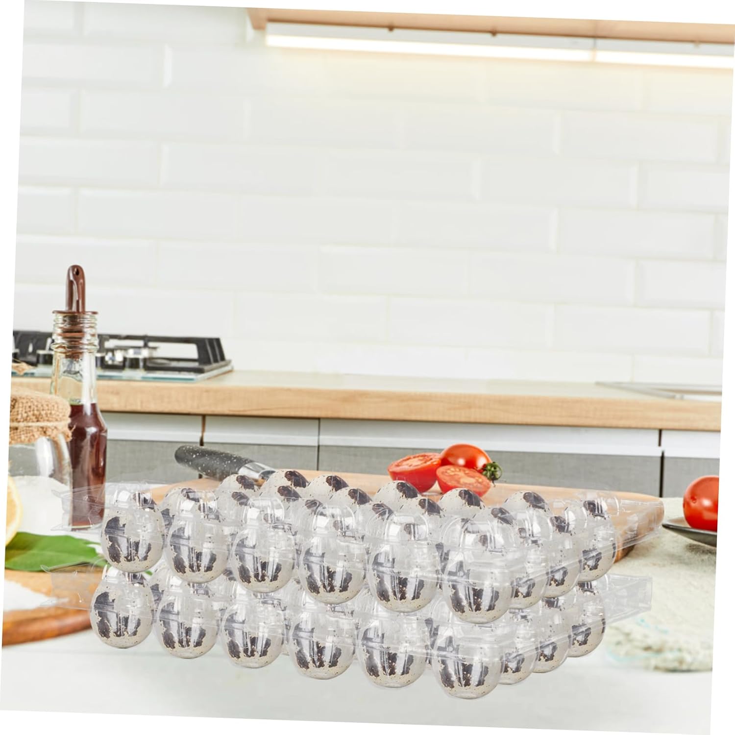 50pcs Quail Trays Disposable Packaging Boxes for Home Supermarket and Picnics Safe Wear-resistant Containers