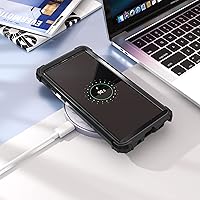 Vista 9 de IDweel Funda para Galaxy Note 9, Note 9 azul para hombres, 3 en 1, a prueba de golpes, delgada, híbrida, resistente, protección de policarbonato