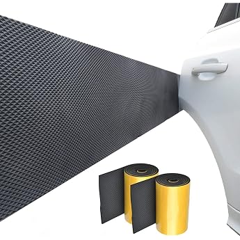 Garage Wall Protection Self-Adhesive 2 m Long Water-Repellent Anti-Collision and Anti-Rub Door Edge Protection for Car and Garage Wall Pack of 2