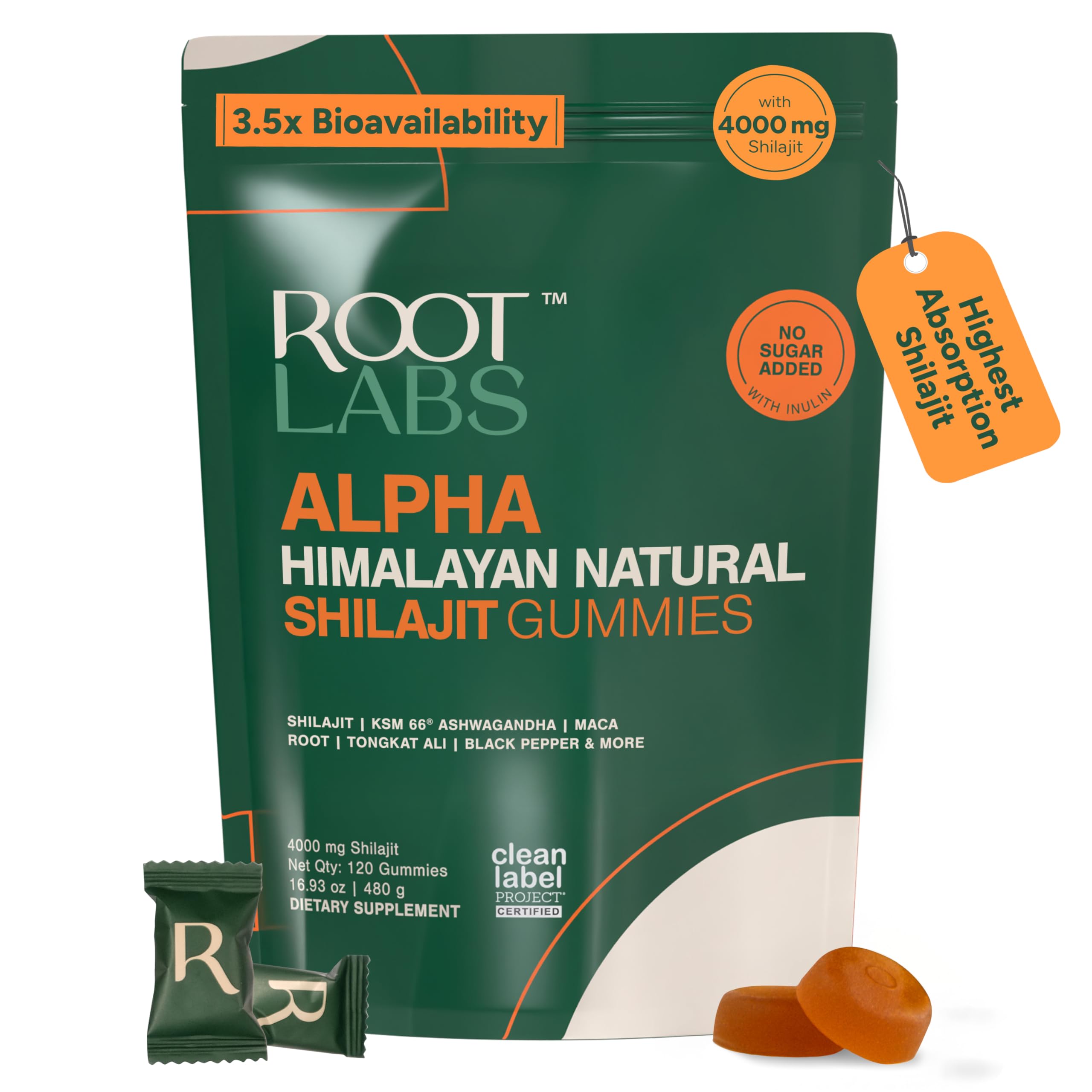 Amazon.com: ROOT LABS 10-in-1 Alpha Shilajit Gummies | 4000 mg