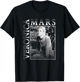 Veronica Mars Vintage Faded Veronica Portrait Logo Box T-Shirt