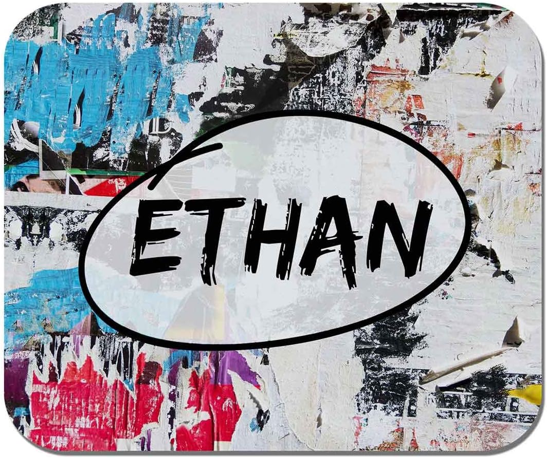 Ethan Name - Non-Slip Rubber Mousepad, Gaming Office Mousepad