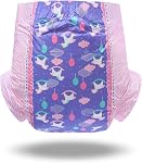 LittleForBig Printed Adult Brief Diapers 2 Pieces - Little Fantasy(L)