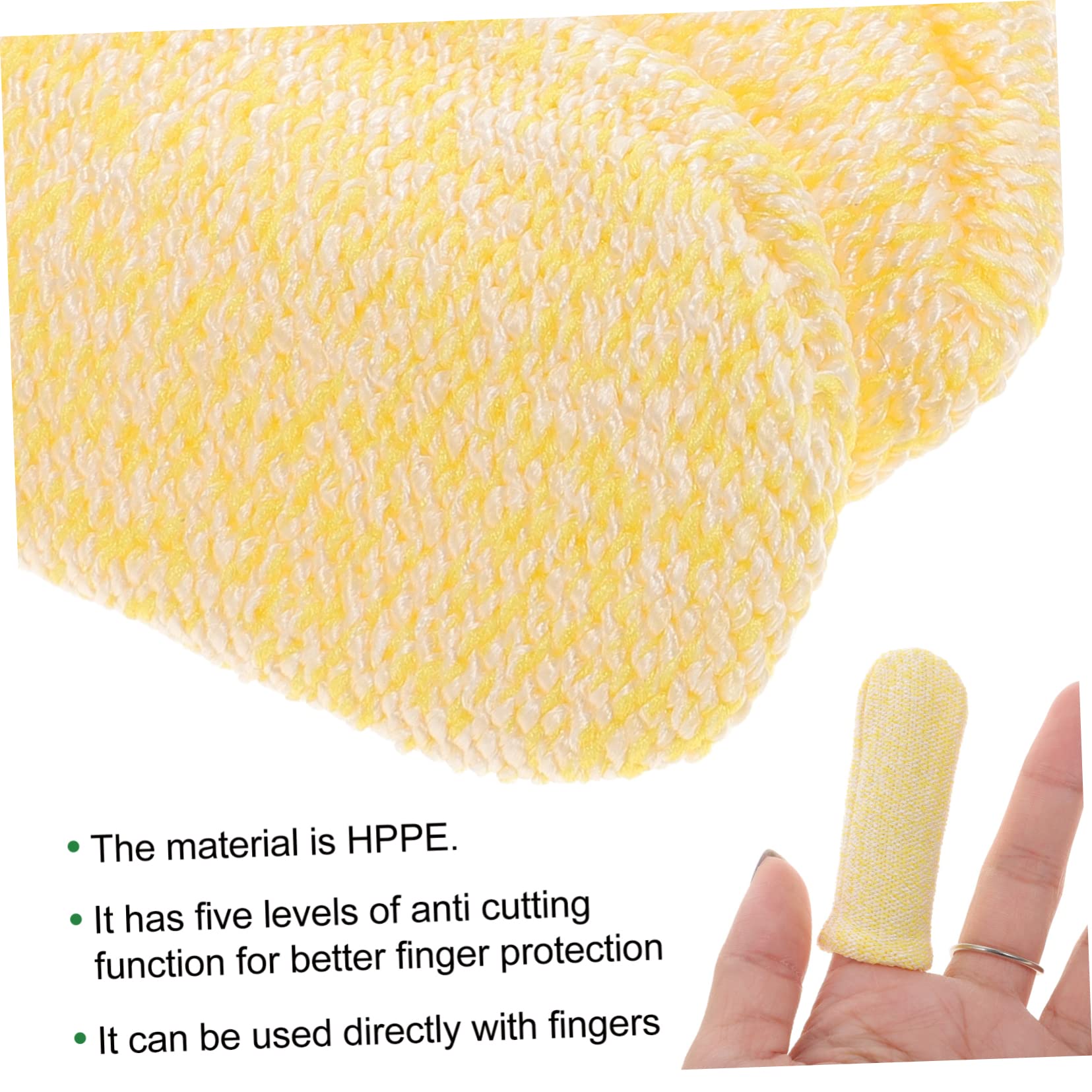 Healeved 50piezas Protector De Dedos Cortantes Cubiertas Anticorte Para Dedo Pulgar Para Cocina Jardinería y Manualidades