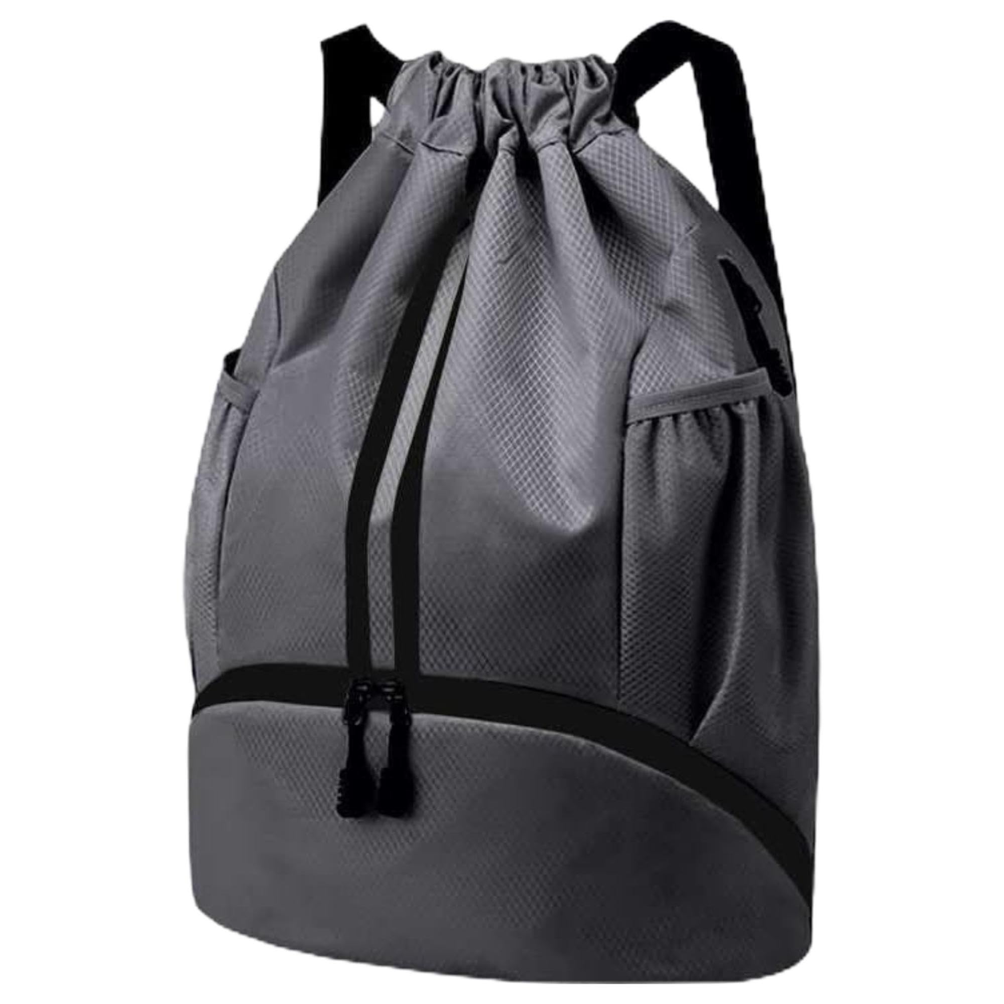Sports Drawstring Bag | Backpack for Men/Women | Basketball/Gym Bag Dedicated Shoe Compartment | Waterproof Fabric | Wide Shoulder Straps Drawstring Bag-image-10