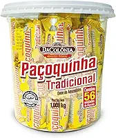 Da Colonia Dacolonia - Paçoca Rolha Tradicional Balde 56 Unidades