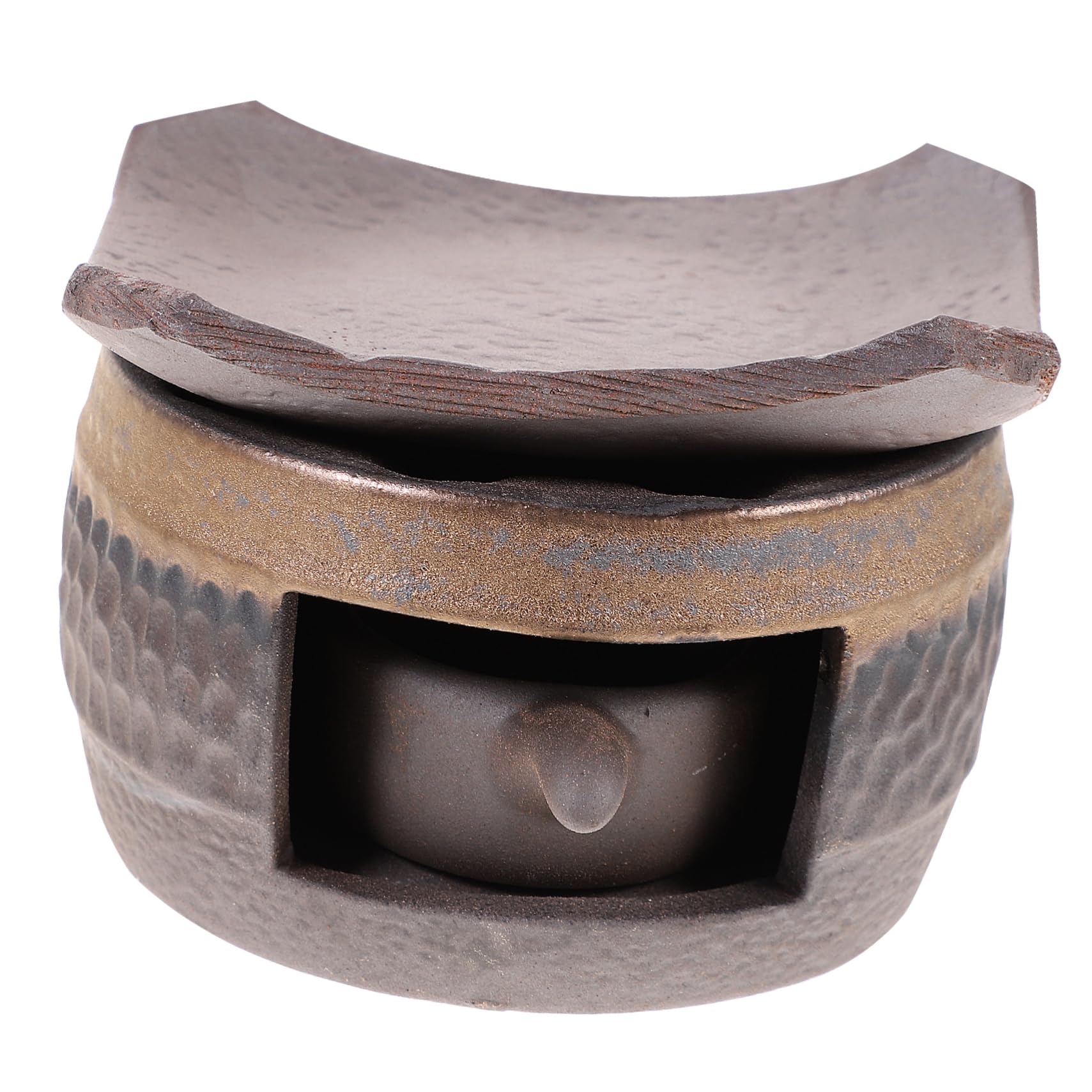 Cabilock 1 Set Retro Ceramic Tea Light Warmer Stylish Teapot Heater for Indoor Outdoor Use for Tea Lovers Home