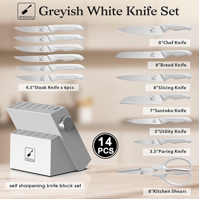 Set Cuchillos Cocina 2 Piezas Acero Inox miniatura 7