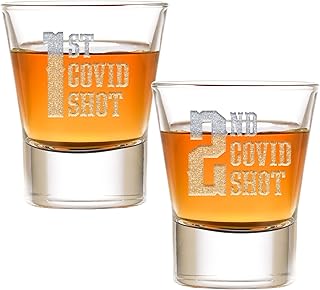 Covid Shot Glass Set Of 2