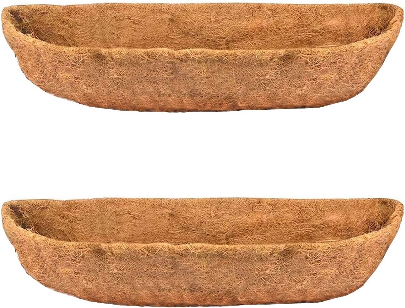 HHTHH 2pcs Trough Coco Liner 24 inch Wall Planter