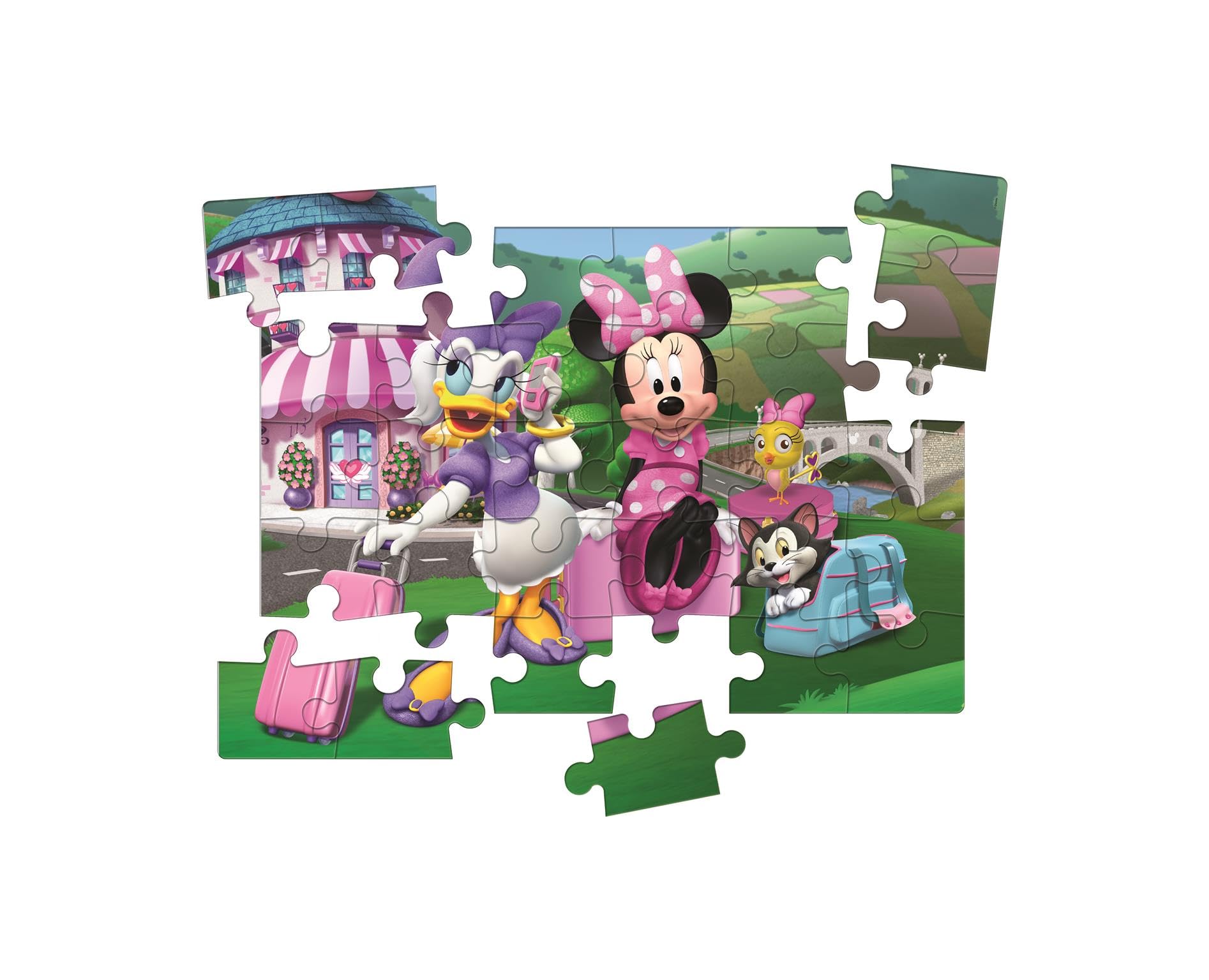 Clementoni - Puzzle per Bambini 30 Pezzi Supercolor, per Bambini 3+ Anni, Illustrazione Disney Minnie, Idea Regalo, Made in Italy, 33,5x23,5 cm, 20287 - 5