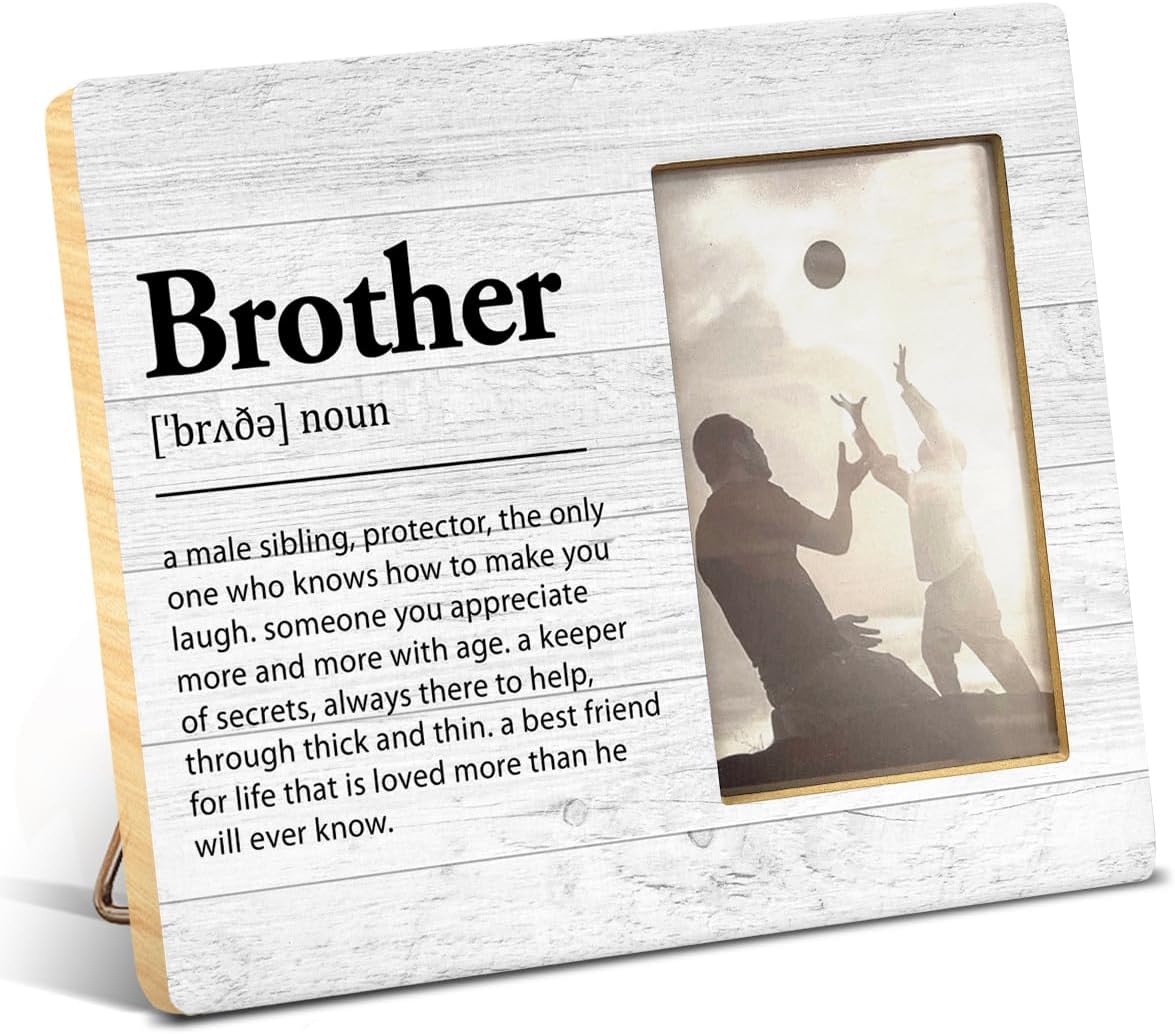 Yuzin Best Brother Gifts, Brother Gifts From Brother Sister, Meaningful Gift for