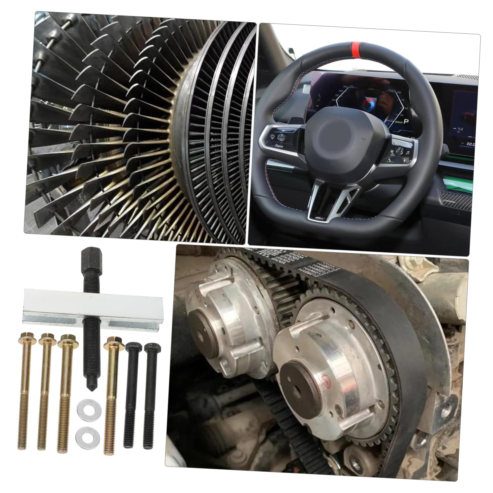 Cabilock Lagerabzieher Aus Stahl Für Auto Reparaturen Steuerzahnradabzieher Und Riemenscheibenabzieher Als Hochleistungsabzieherwerkzeug