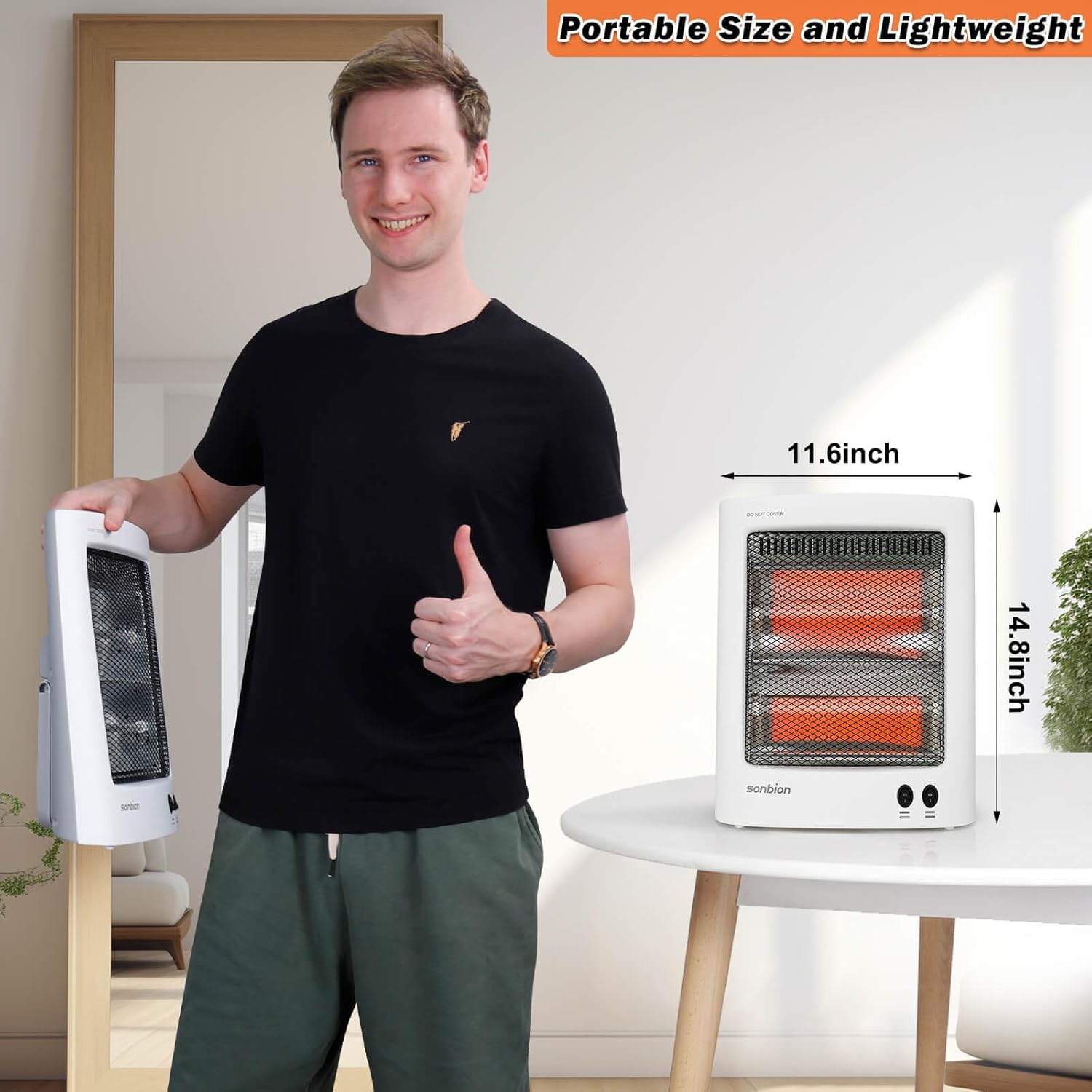 Radiant Space Heater, Portable Electric Heater, UK Ubuy