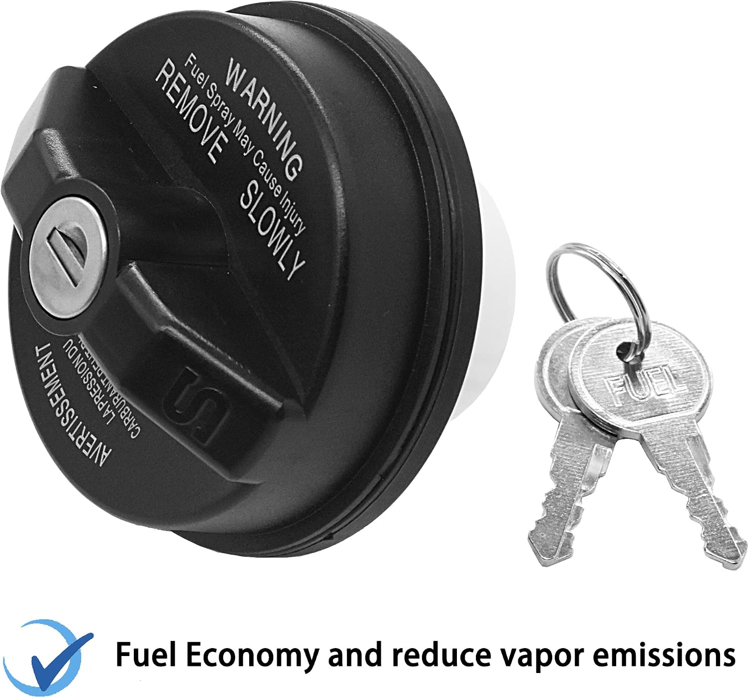 Locking Gas Cap, Lock Fuel Cap For Dodge Ram 1500 2500 3500 Journey Caravan Charger Dakota Durango Dart Caliber Avenger & Promaster 1500 2500 3500 Promaster City Ram Dakota