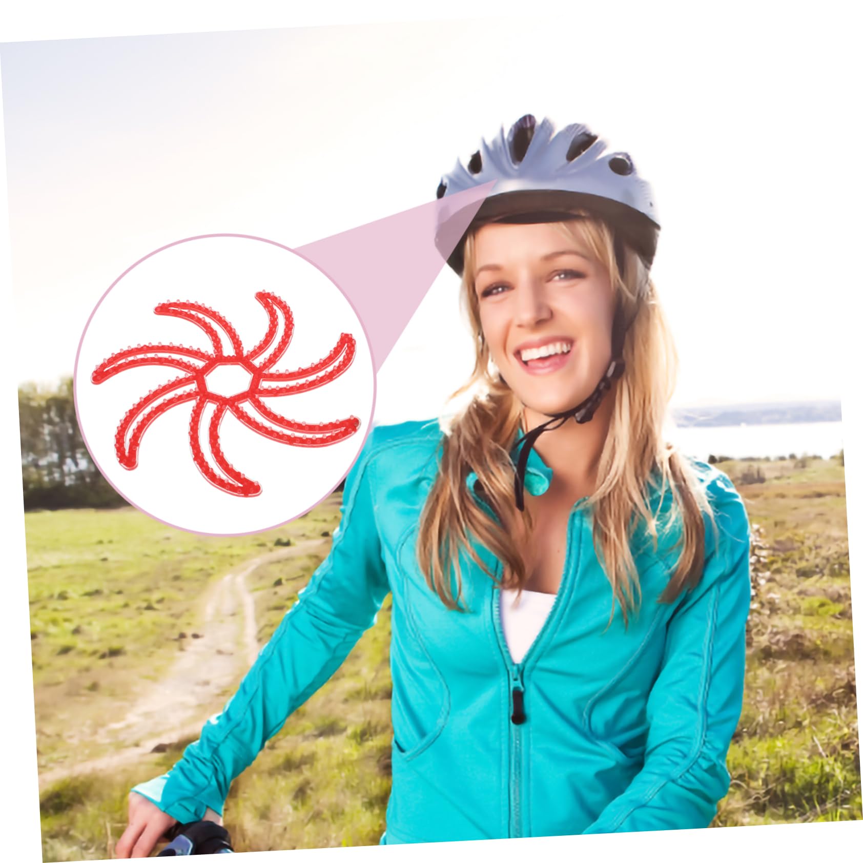 WOONEKY Bicycle Pad Cycling Cushion Riding Pad Padding Safety Inner Pad Liner Cushion Bike Pad Motorcycle Cushion Liner Pad